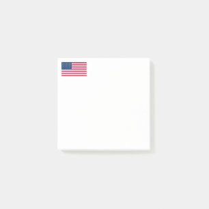 USA - Förenta staterna - Flagga Post-it Block