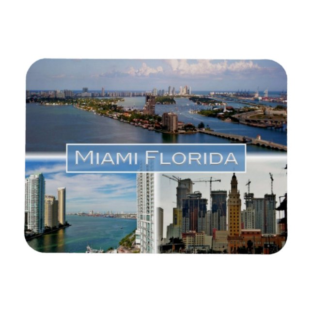 USA - Förenta staterna - Miami - Florida - Magnet (Horisontell)