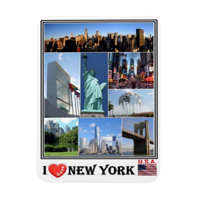 USA - Förenta staterna - New York - Magnet (Vertikal)