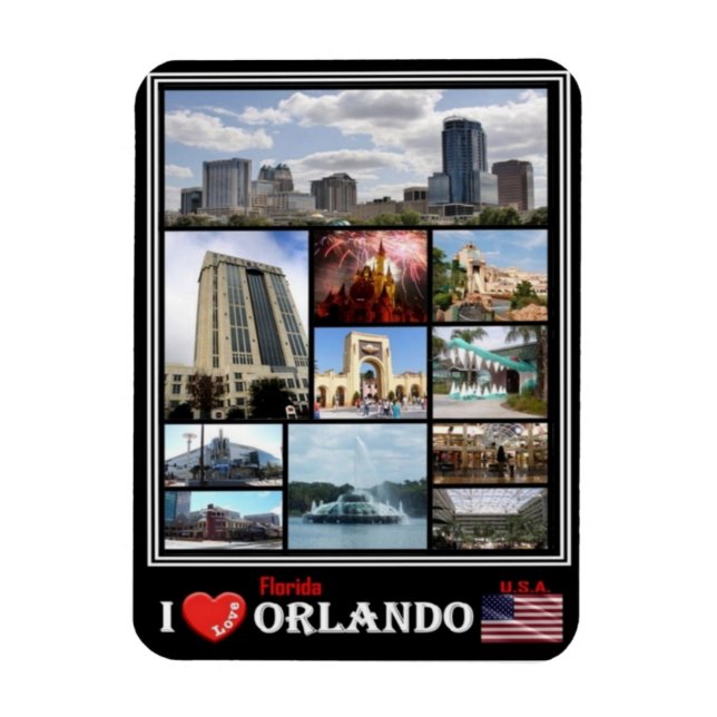 USA - Förenta staterna - Orlando Florida - Magnet (Vertikal)
