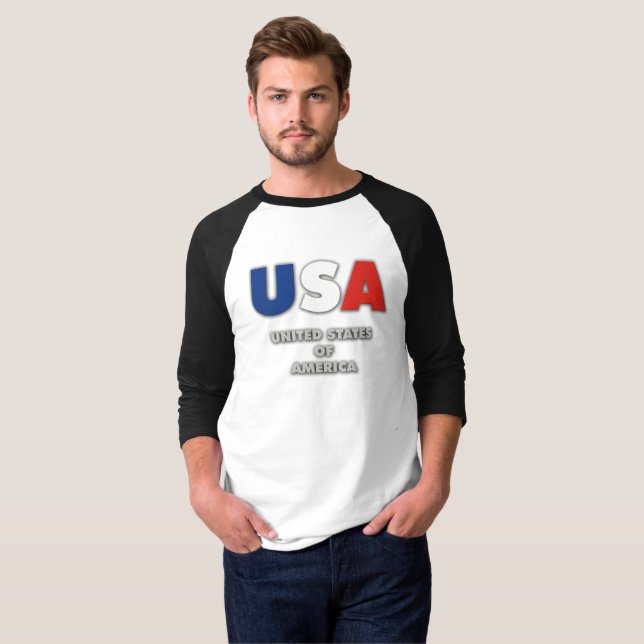 USA - Förenta staterna T Shirt (Hel framsida)