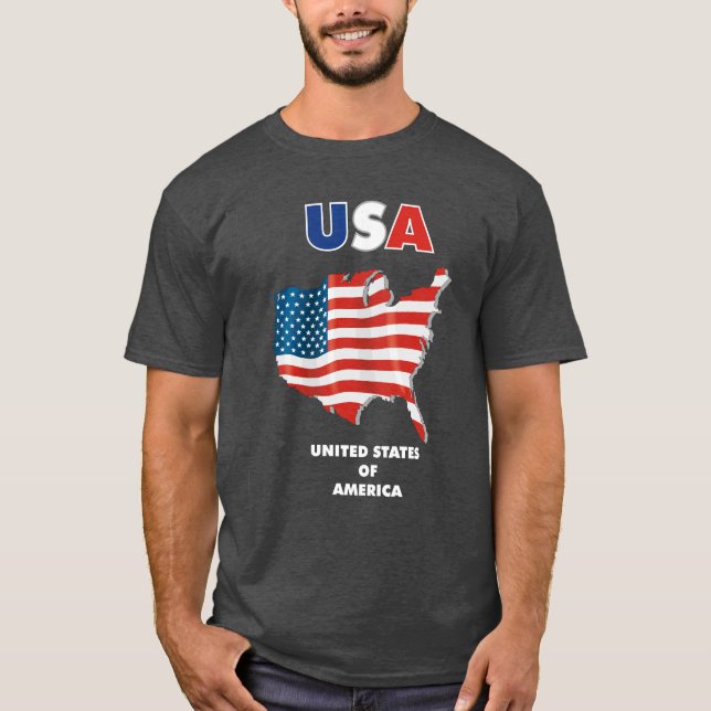 USA - Förenta staterna T Shirt (Framsida)