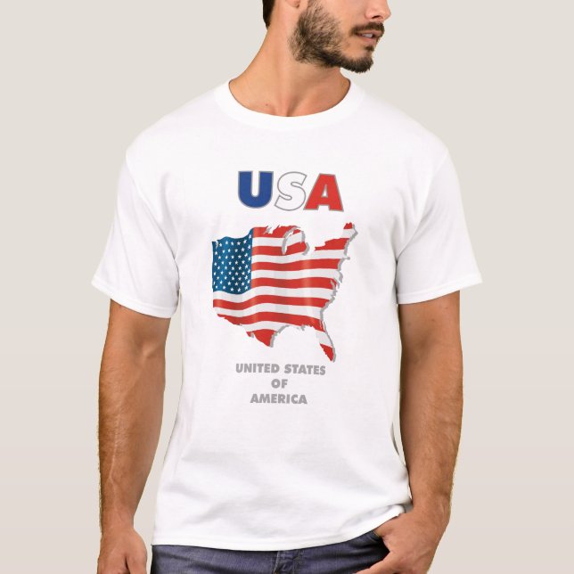 USA - Förenta staterna T Shirt (Framsida)