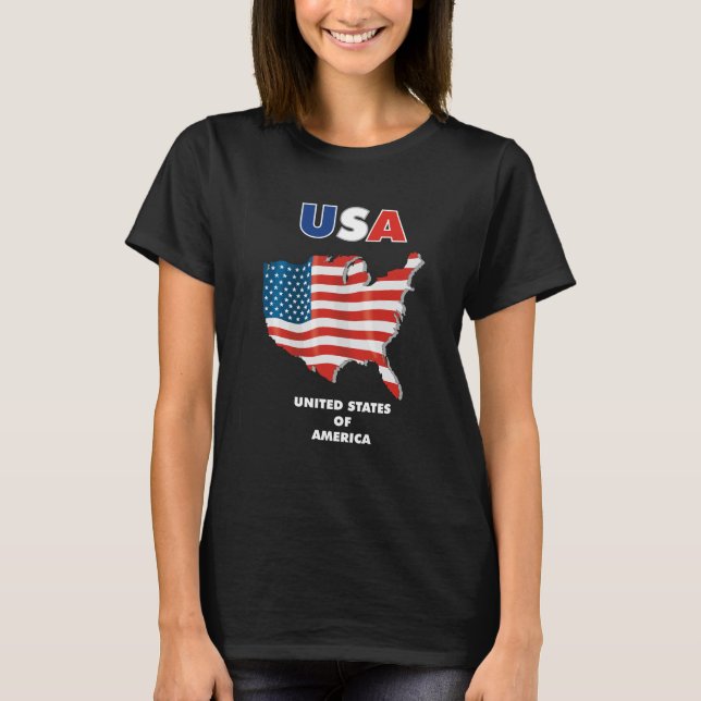 USA - Förenta staterna T Shirt (Framsida)