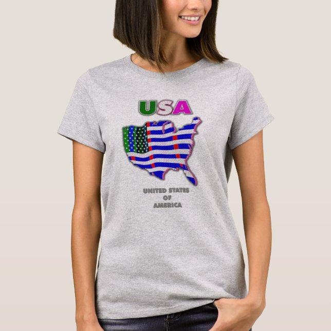 USA - Förenta staterna T Shirt (Framsida)