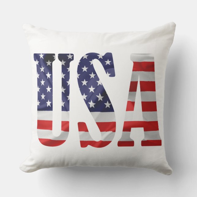 USA Förkortning Kudde (Framsida)