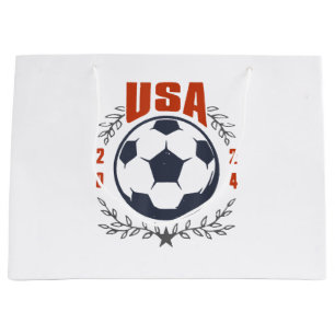 USA Fotboll 2024 Stjärnor & Lagerkrans Vintage