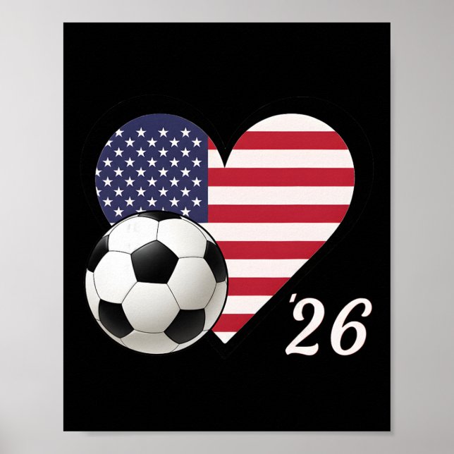 USA Fotboll 2026  Poster (Framsidan)