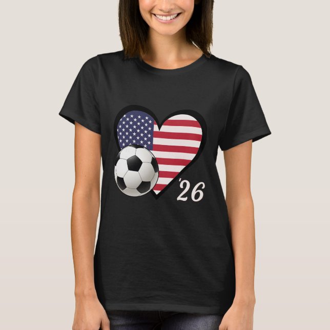 USA Fotboll 2026  T Shirt (Framsida)