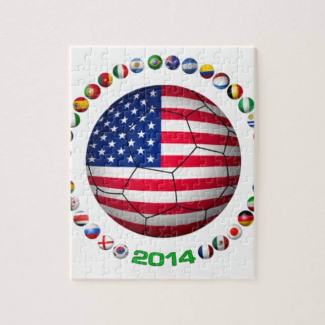 USA fotboll 5332 Pussel (Vertikal)