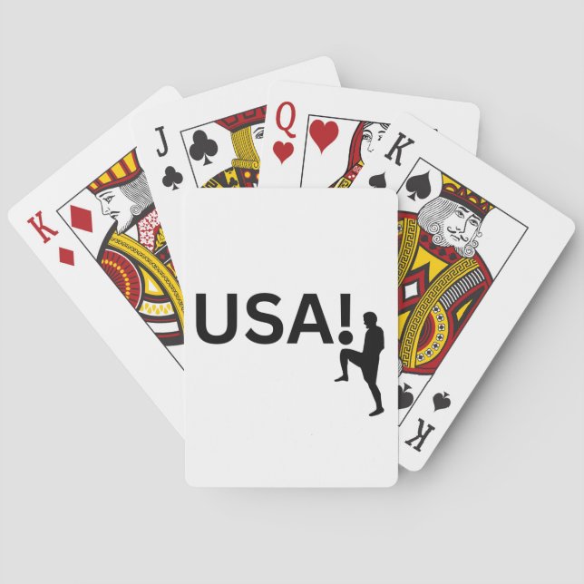 USA Fotboll Atletisk Ande Casinokort (Baksidan)