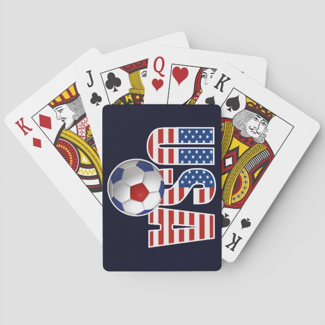USA fotboll Casinokort (Baksidan)