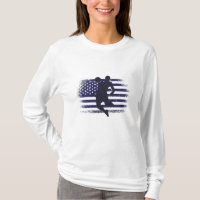 USA Fotboll Fan Jersey Tröja Amerikansk Flagga