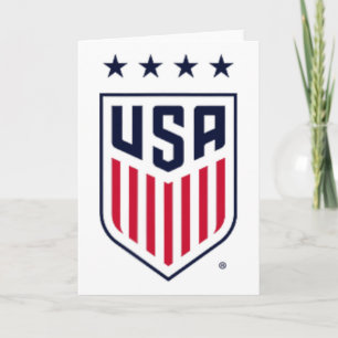 Usa Fotboll Framträdande Kam Uswnt Officiellt Lice Kort