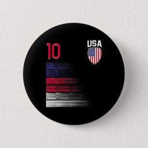 Usa Fotboll Ll Flagga Tröja  Knapp