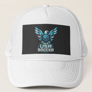 USA Fotboll Örn Neon Trucker Hatt Keps