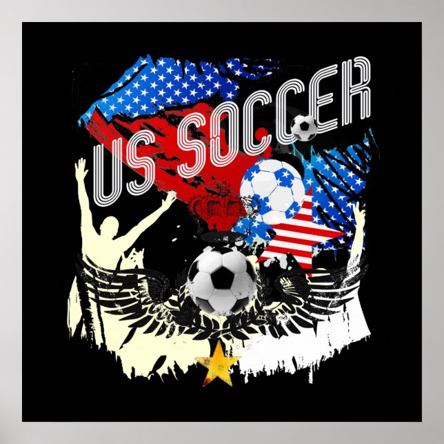 USA-fotboll Poster (Framsidan)