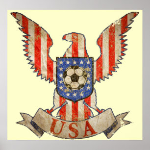 USA fotboll Poster
