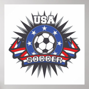 USA fotboll Poster
