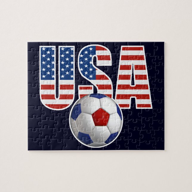 USA fotboll Pussel (Horisontell)