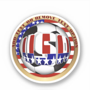 USA Fotboll Sporter Klistermärken
