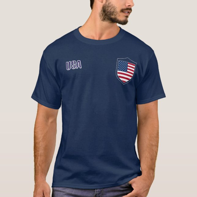 USA fotboll supporter t-shirt (Framsida)