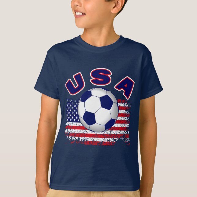 USA FOTBOLL TEE (Framsida)