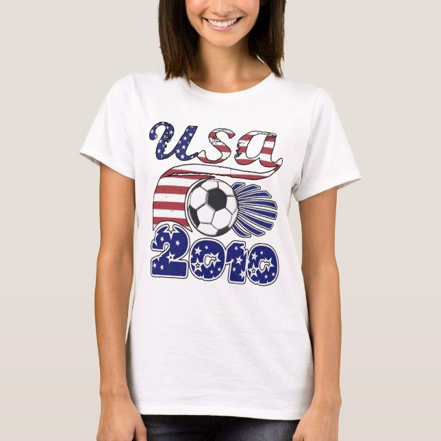 USA fotboll Tee (Framsida)