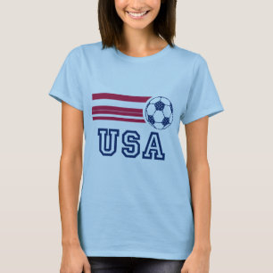 USA fotbollkvinna T-tröja Tee Shirt