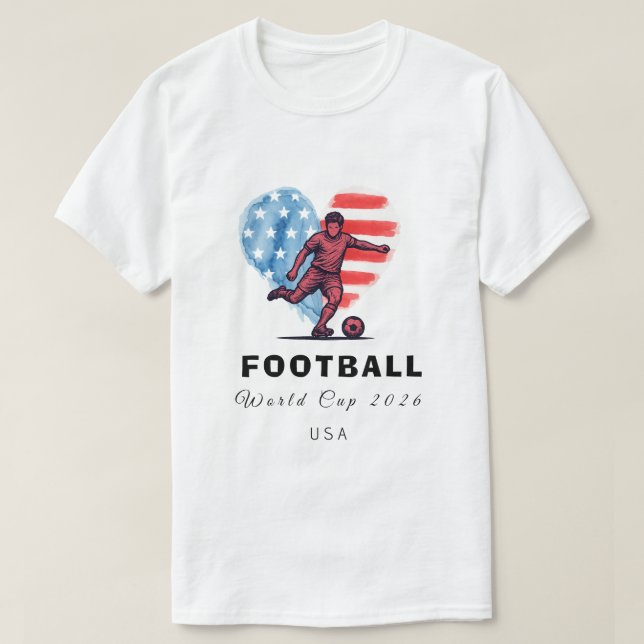 USA fotbolls-VM 2026 T Shirt (Design framsida)