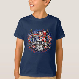 USA-fotbollsfan | Amerikansk T Shirt