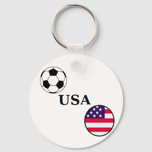 USA - fotbollsnyckelkedja Nyckelring (Framsida)