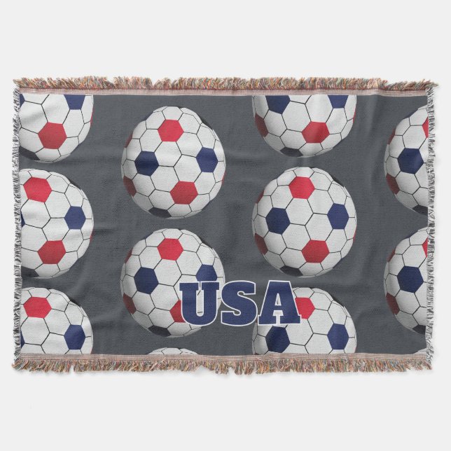 USA fotbollströja Filt (Framsidan)