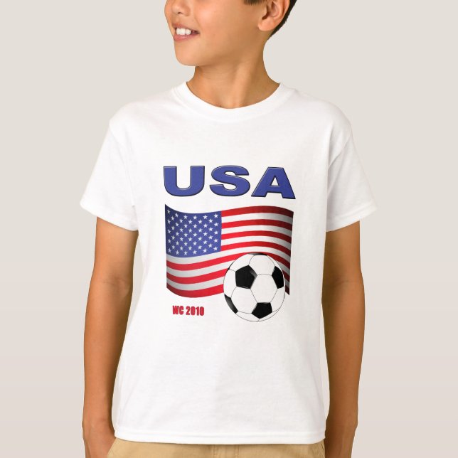 USA fotbollvm 2010 Tee Shirt (Framsida)