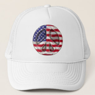 USA fredflagga Truckerkeps