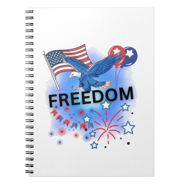 USA Freedom Anteckningsbok (Framsidan)