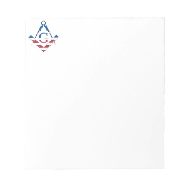 USA Freemasonic-symbol Anteckningsblock (Framsida)