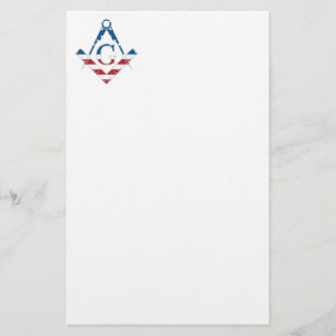 USA Freemasonic-symbol Brevpapper