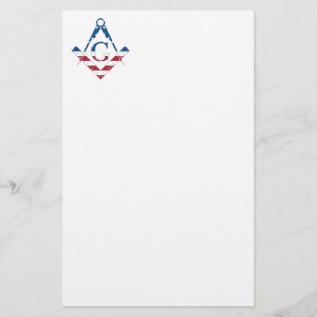 USA Freemasonic-symbol Brevpapper (Framsida)