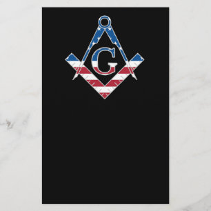 USA Freemasonic-symbol Flygblad