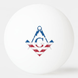 USA Freemasonic-symbol Pingisboll