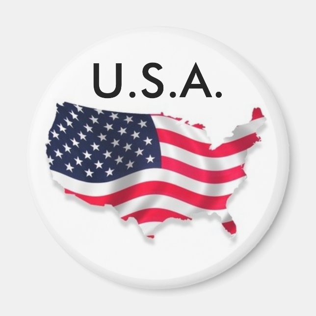 USA Fridge Magnet (Framsidan)