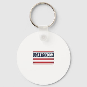 USA Frihet Patriotisk Flagga Stil Vektor Design_1 Nyckelring