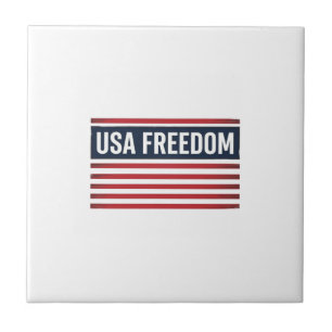 USA Frihets Patriotiska Flagga Stil Vektor Design_ Kakelplatta