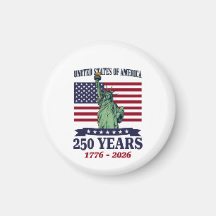 USA Frihetsgudinnan 250 år 1776-2026 Magnet