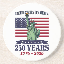 USA Frihetsgudinnan 250 år 1776-2026 Underlägg