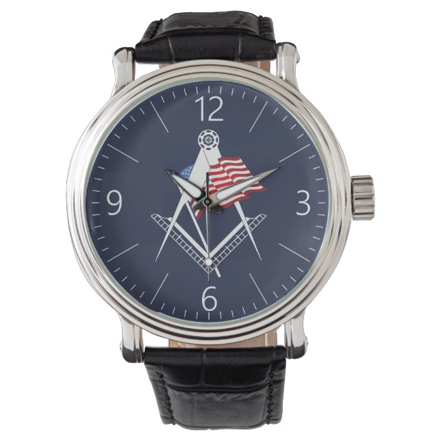 USA frimureri symbol Armbandsur (Framsida)