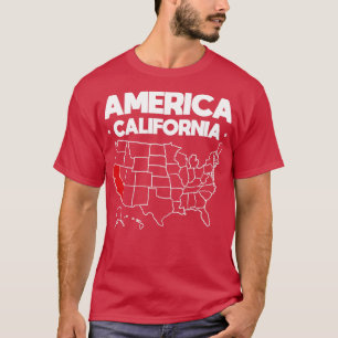 USA-gåva Kalifornien-stat T Shirt