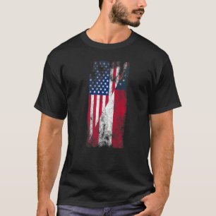 USA Georgia Flaggor USA Georgi T Shirt