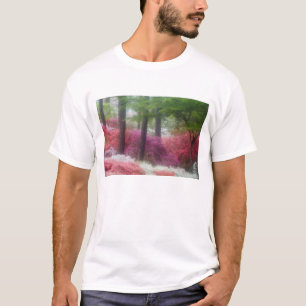 USA; Georgia; Pine mountain. Azaleor vid T-shirt